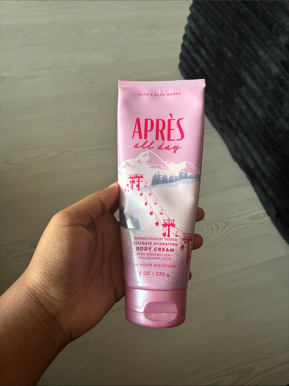 Bath & Body Works Après All Day Pink Body Cream Tube